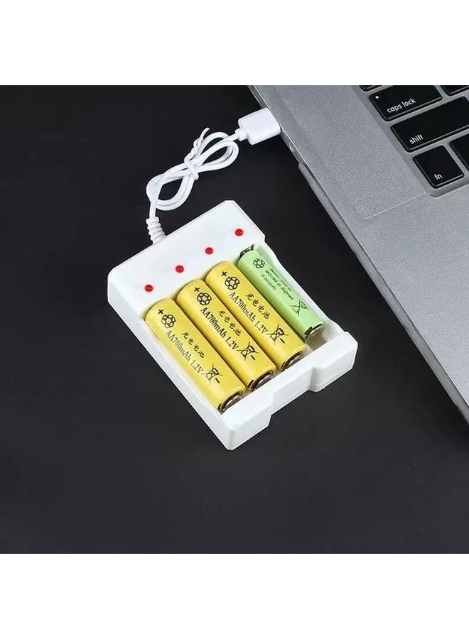 4 Slots USB Smart Battery Charger Fast Charging For AA AAA And Lithium Ion Batteries - Image 3