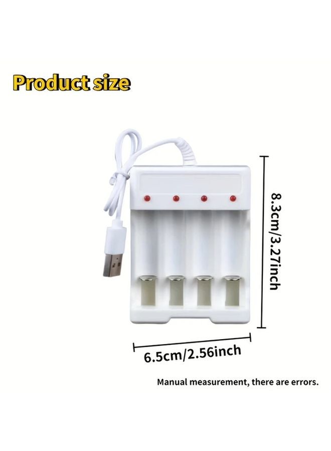 4 Slots USB Smart Battery Charger Fast Charging For AA AAA And Lithium Ion Batteries - Image 5