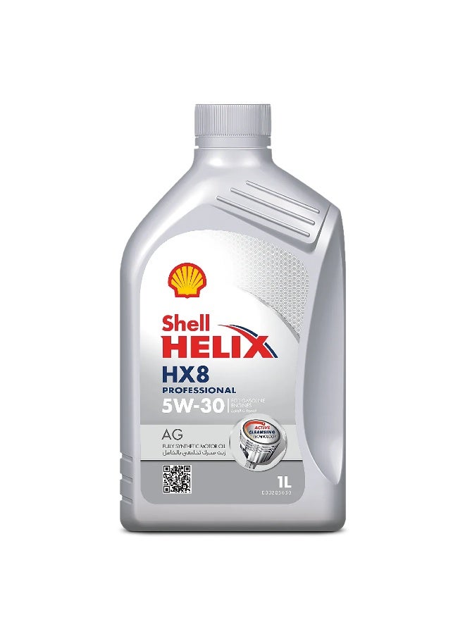 Shell Helix 5W-30 Fully Synthetic Engine Oil – HX8 – 1 Liter Pack *12