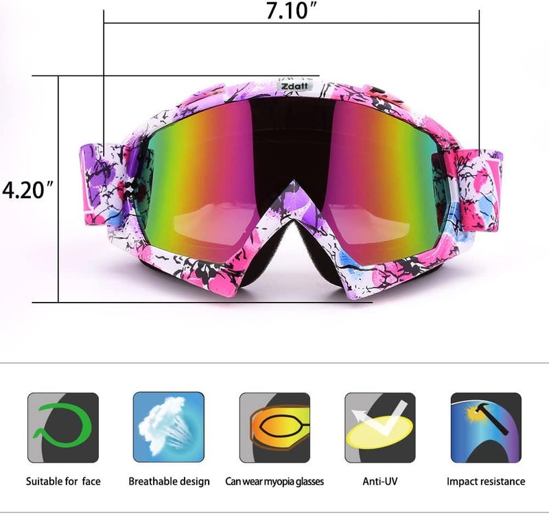 Zdatt Bendable Windproof Ski Goggles - Image 3