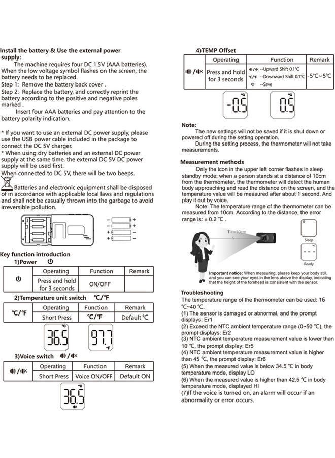 نيبمينينت مقياس حرارة تلقائي ذكي يعمل بالأشعة تحت الحمراء بدون تلامس - Image 4