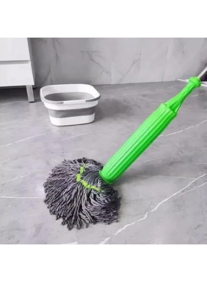 Microfiber Twist Mop Self Wringing Floor Cleaning Mop with Extendable Stainless Steel Handle 1 Piece for Cleaning Hardwood Marble Tile and Laminate Floors - Image 3