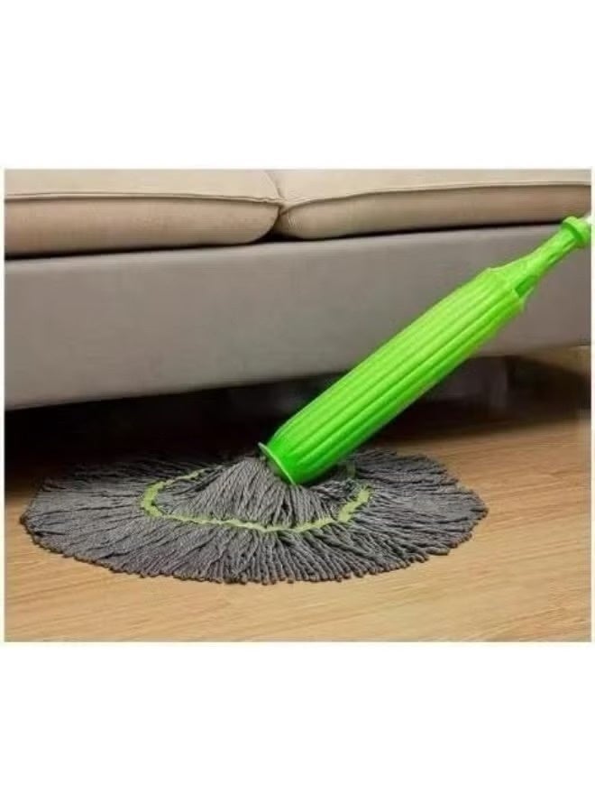 Microfiber Twist Mop Self Wringing Floor Cleaning Mop with Extendable Stainless Steel Handle 1 Piece for Cleaning Hardwood Marble Tile and Laminate Floors - Image 2