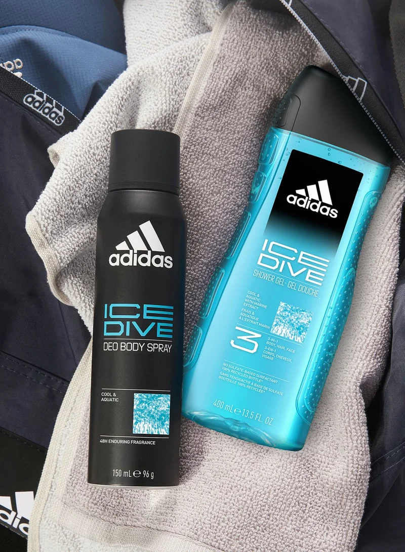 adidas جل استحمام آيس دايف - 400 مل