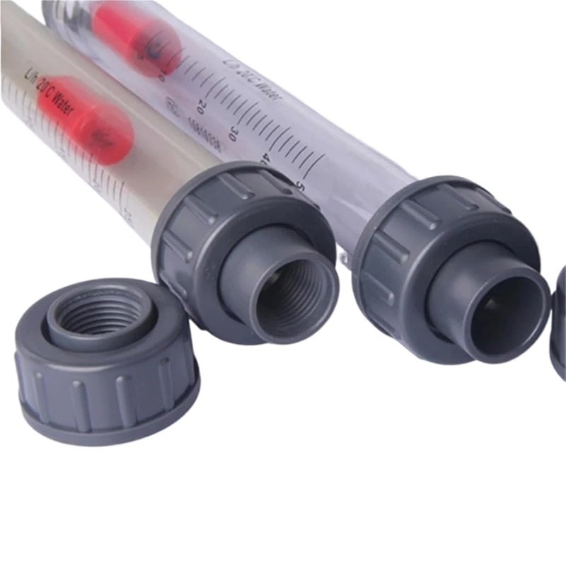 1pcs Short LZS-15/25/32/40/50/65 60 100 160 250 400 600 1000 LPH Plastic Piping Liquid Float Flowmeter Water Flow Meter Rotameter(DN25 100-1000LPH,Gluing Socket) - Image 4