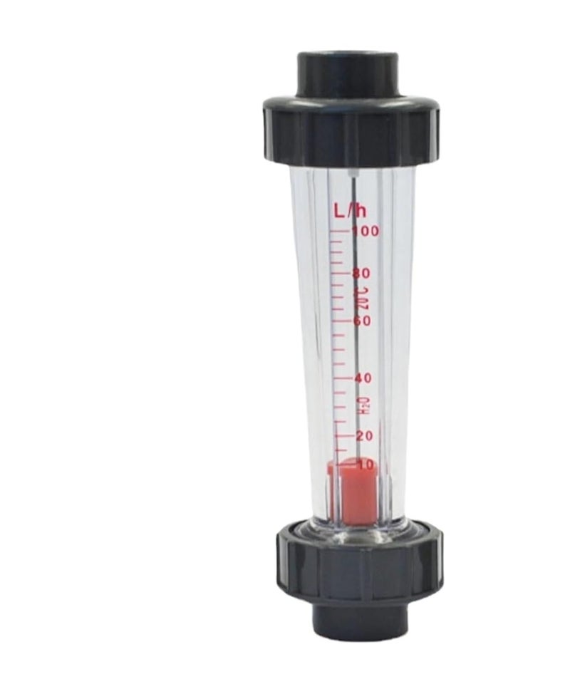 1pcs Short LZS-15/25/32/40/50/65 60 100 160 250 400 600 1000 LPH Plastic Piping Liquid Float Flowmeter Water Flow Meter Rotameter(DN25 100-1000LPH,Gluing Socket) - Image 2