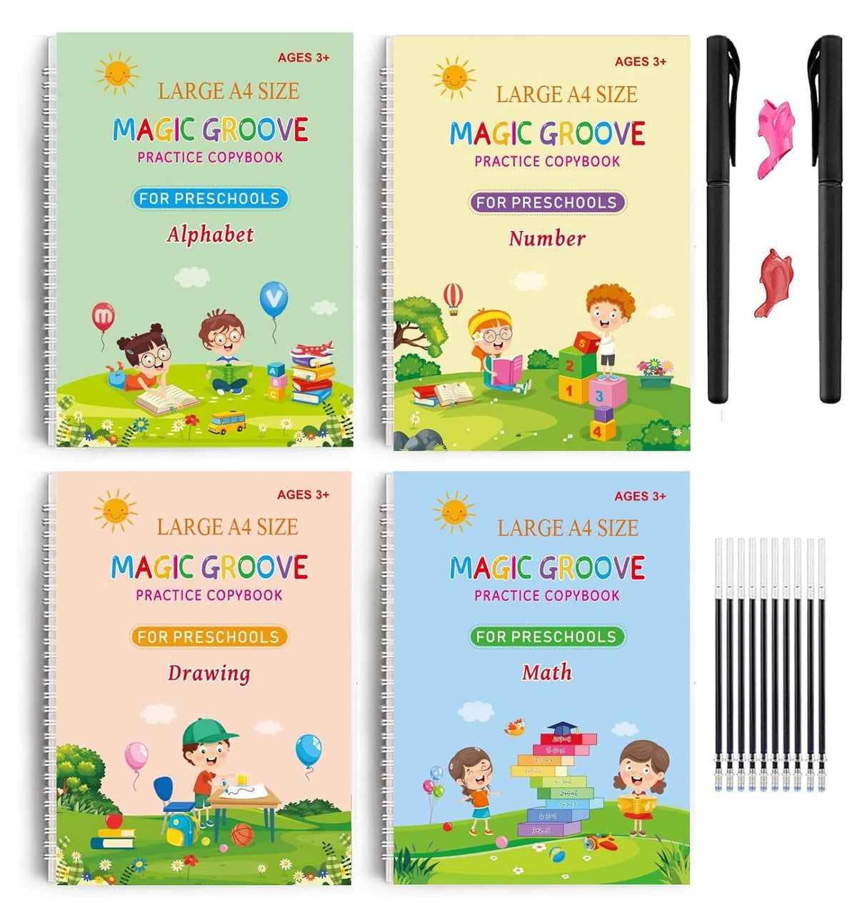 ShoppoStreet Upgraded Large Sank Magic Practice Copybook (Size 26 x ...
