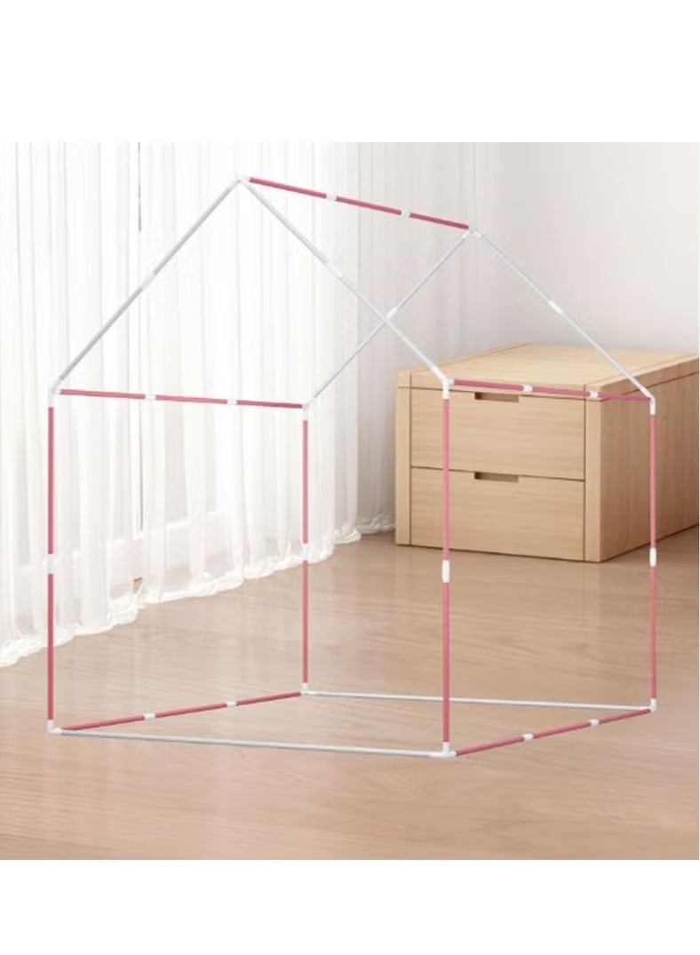 Realfrog Kids Tent Kids Play Tent House Toddler Indoor Outdoor Play House Tent Washable Foldable with LED Ball Light Banner Windows Reading Corner Activity Center Toys for Boys Girls Gifts For Kids 3+ Years - Image 4