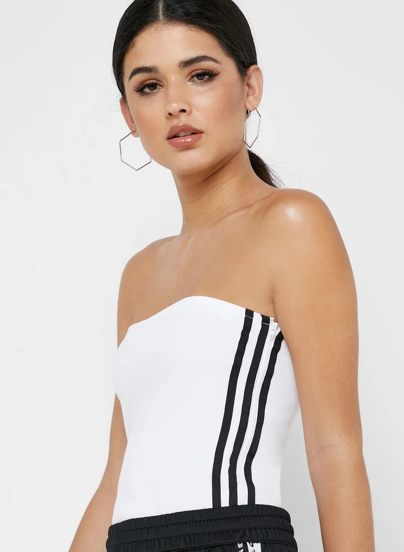 adidas Originals 3 Stripe Bandeau Top