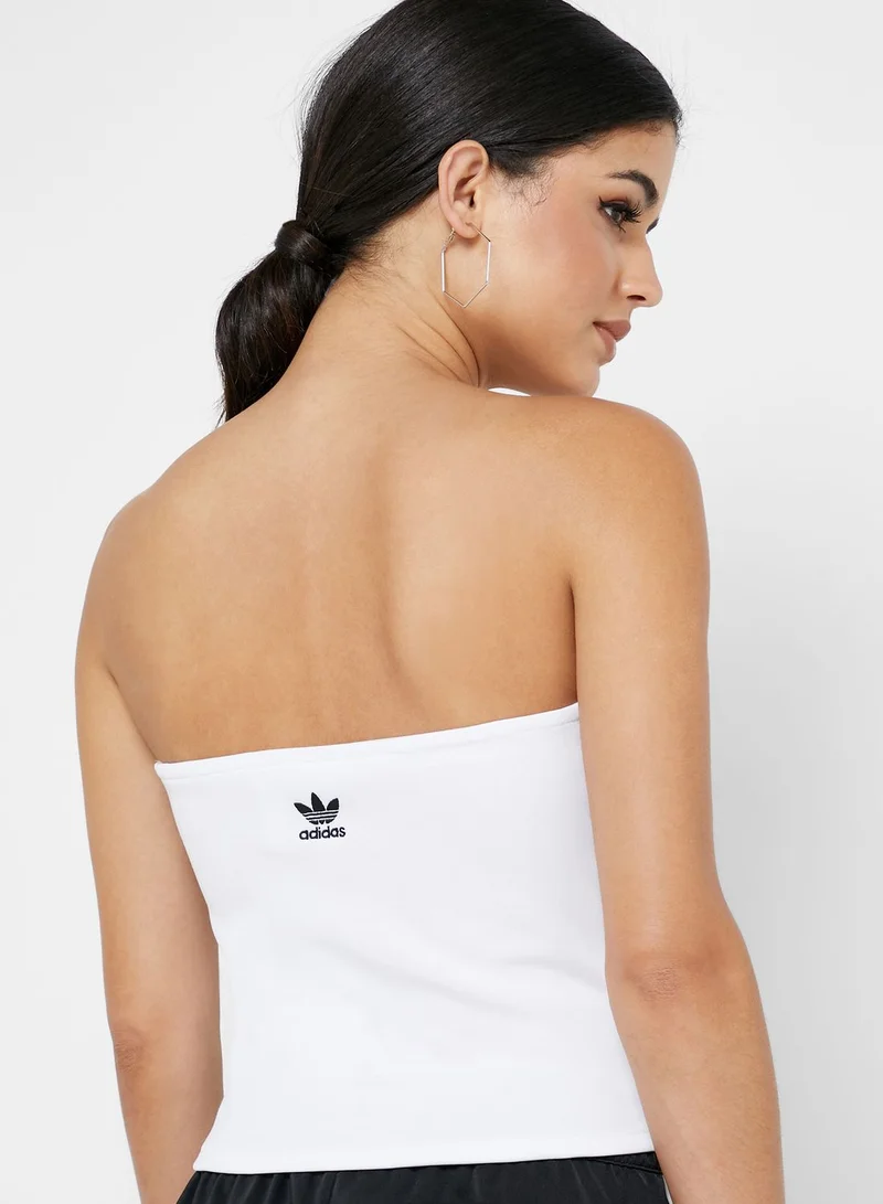 adidas Originals 3 Stripe Bandeau Top