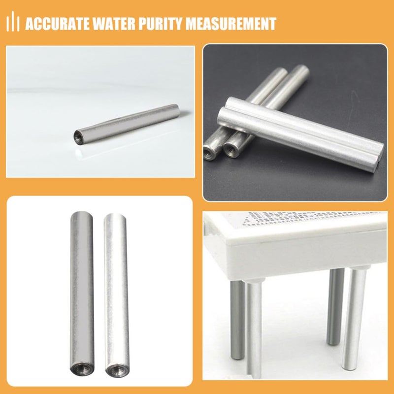 Iron and Aluminum Electrolyzer Rods Lightweight Compact Design 4pcs Precision Testing Rods for Water Quality Analysis in Travel and Home Use - Image 3