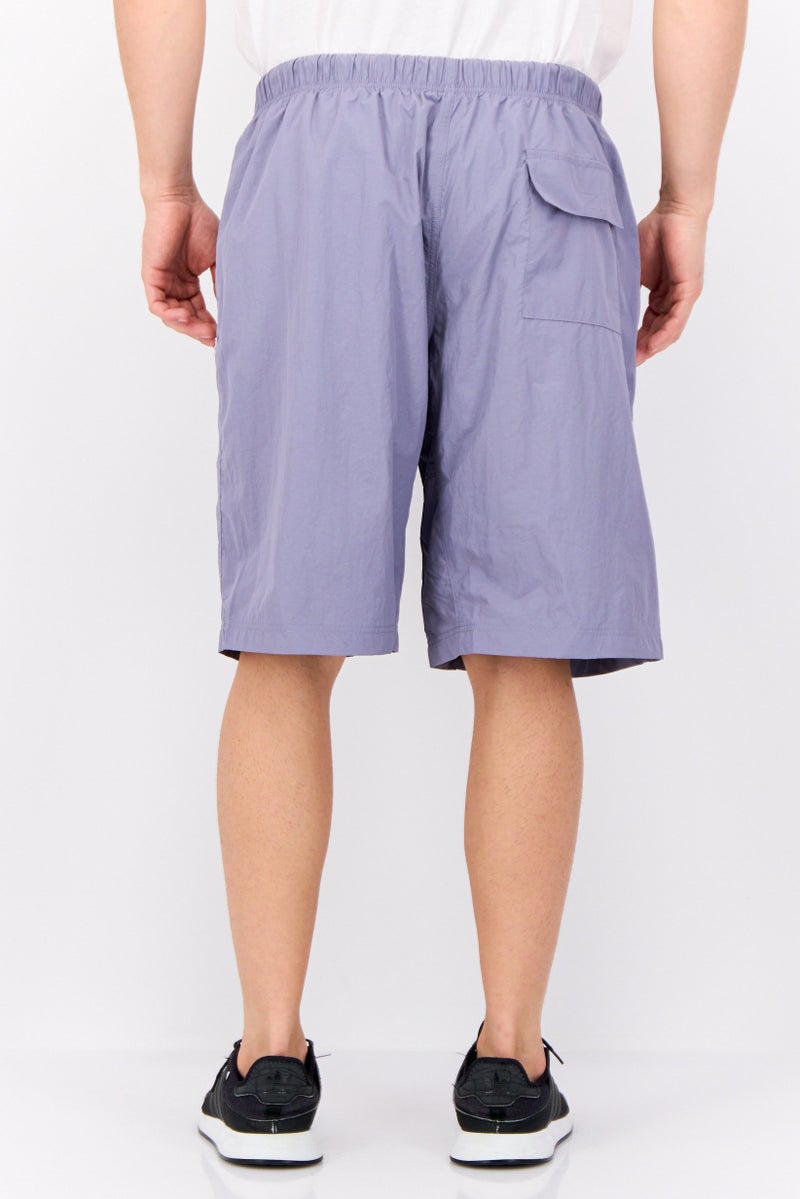 Champion Men Sportswear Fit Brand Logo Training Shorts, Pastel Purple  - Image 2
