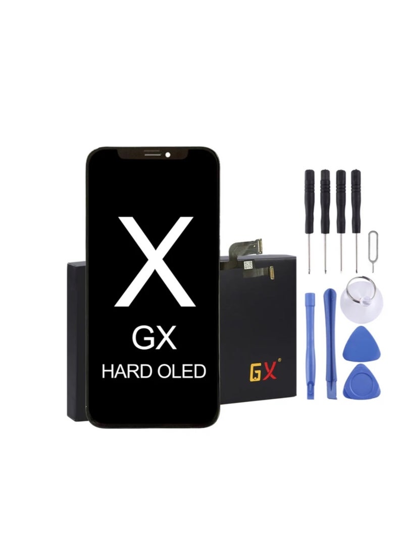 Generic GX Premium OLED Display Assembly for iPhone X (5.8-inch) — Full Front LCD & Touch Digitizer — Black  - Image 1