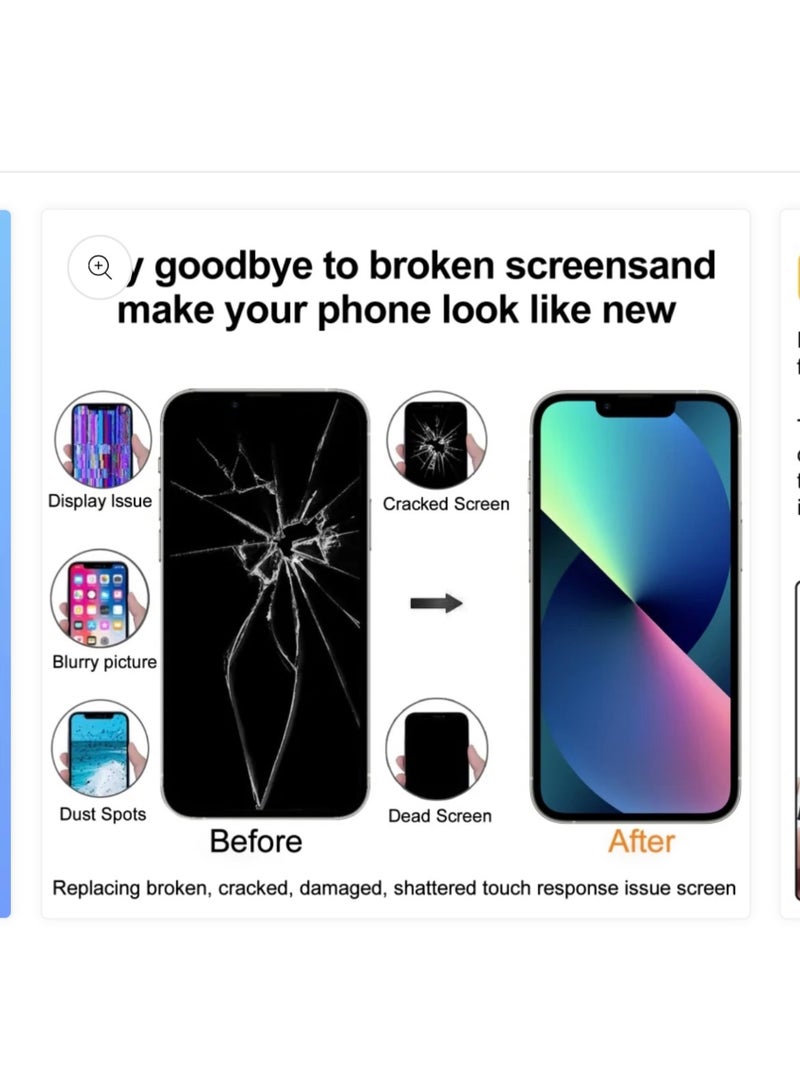 Generic GX Premium OLED Display Assembly for iPhone X (5.8-inch) — Full Front LCD & Touch Digitizer — Black  - Image 5
