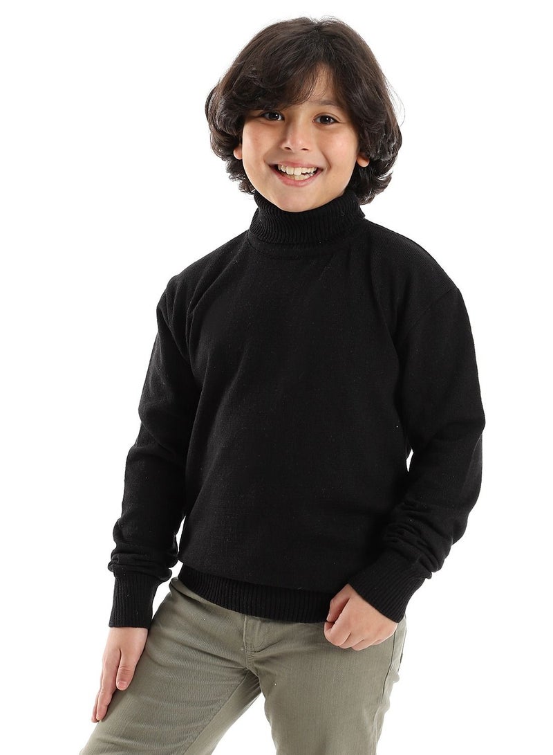 Caesar Boys' High Neck Fleece T-Shirt  - Image 2