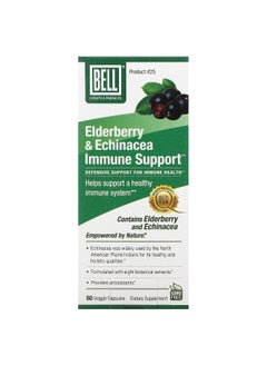 Bell Lifestyle Bell Lifestyle, Elderberry & Echinacea, Immune Support , 60 Veggie Capsules  - Image 1