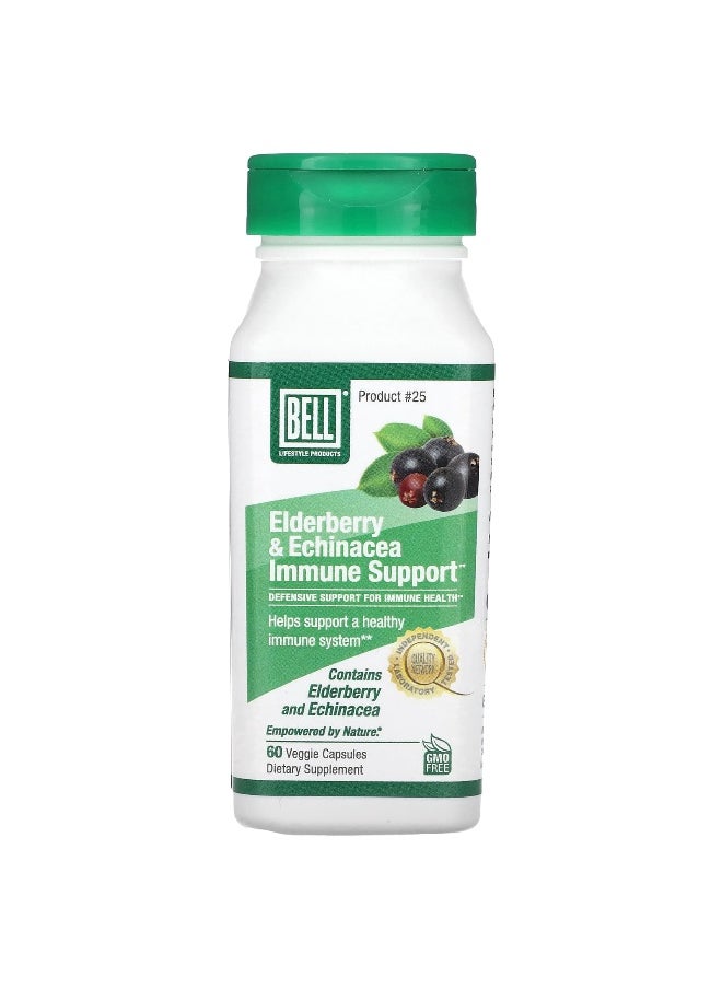 Bell Lifestyle Bell Lifestyle, Elderberry & Echinacea, Immune Support , 60 Veggie Capsules  - Image 3