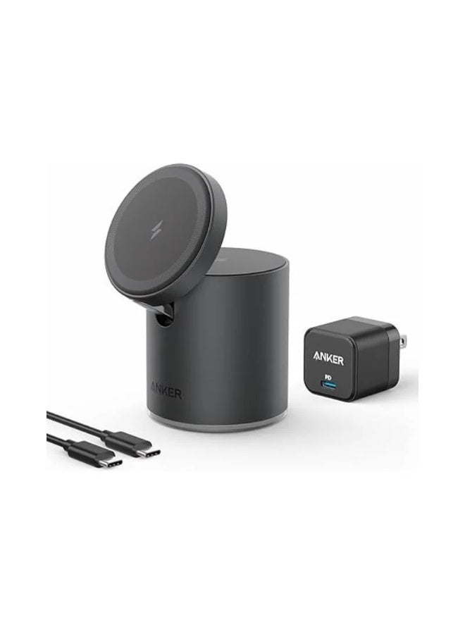 شاحن لاسلكي مغناطيسي من أنكر، 623 ماجو 2 في 1