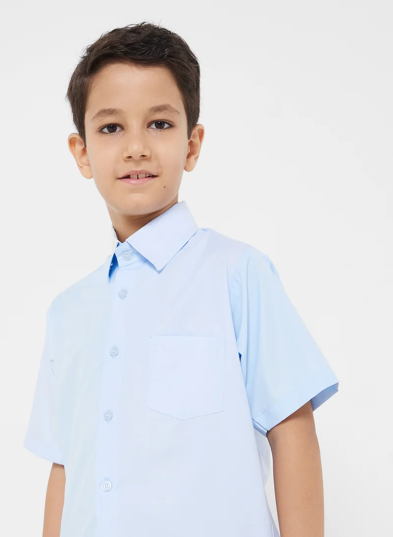 hayas closet Kids School Uniform Half Sleeve Shirt