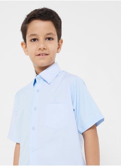 hayas closet Kids School Uniform Half Sleeve Shirt  - Image 3