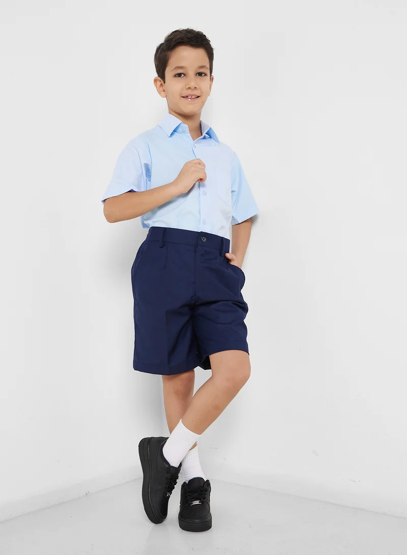hayas closet Kids School Uniform Half Sleeve Shirt