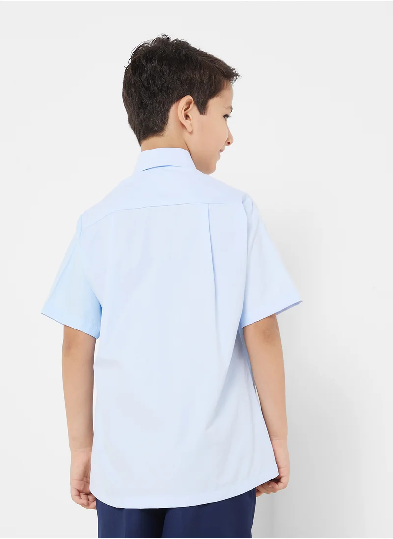 هيا كلوزيت Kids School Uniform Half Sleeve Shirt