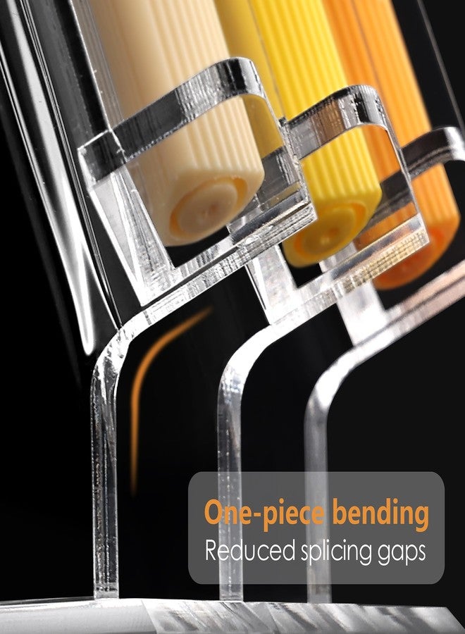 YUXUN Acrylic Pen Holder Display Stand - 30° Tilt Angle, Multi-Functional Clear Pencil & Makeup Brush Organizer for Office, School, Home and Exhibition -1PC - Image 4
