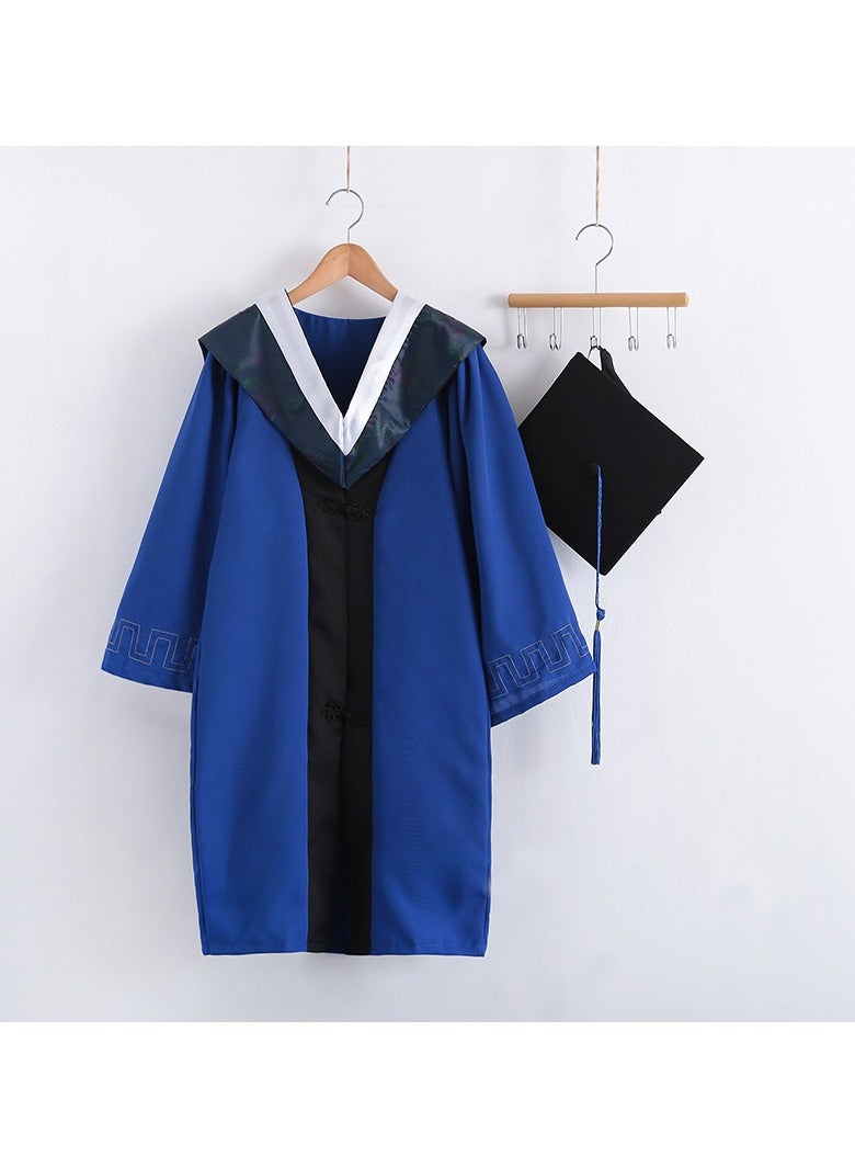 general Graduation Gown Set – Bachelor/Master/Doctorate Academic Regalia with Hood & Cap for Men & Women - Image 1