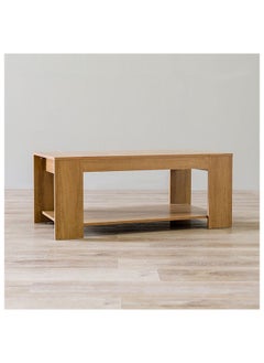 DANUBE HOME Kairo Coffee Table Multi Functional Living Room Desk Space Saving Center Table Furniture For Home Living Room L 110 x W 54 x H 45 cm Almond  - Image 4