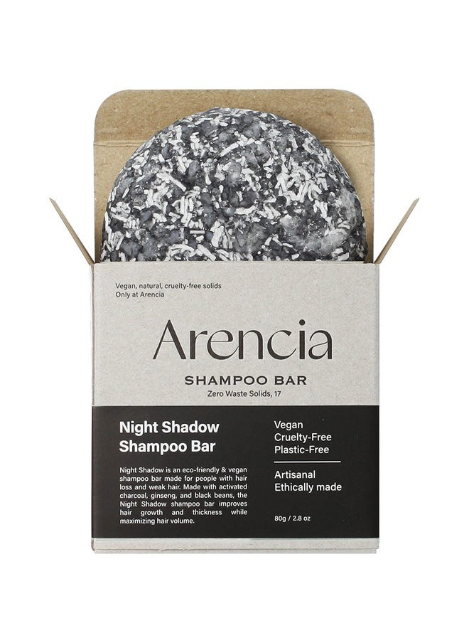 arencia ARENCIA Night Shadow Biotin Shampoo Bar for Regrowth & Hair loss, Darkening, Gray Hair | Strengthening & Volumizing | Normal to Oily Hair | Vegan, Natural, pH balanced, Sulfate free  - Image 1