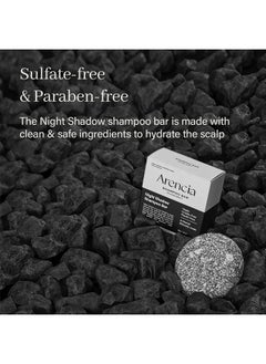 arencia ARENCIA Night Shadow Biotin Shampoo Bar for Regrowth & Hair loss, Darkening, Gray Hair | Strengthening & Volumizing | Normal to Oily Hair | Vegan, Natural, pH balanced, Sulfate free  - Image 3