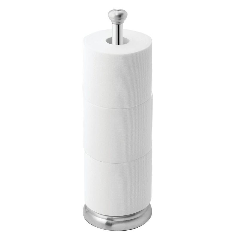 iDesign Brushed Stainless Steel Toilet Paper Holder The York Collection