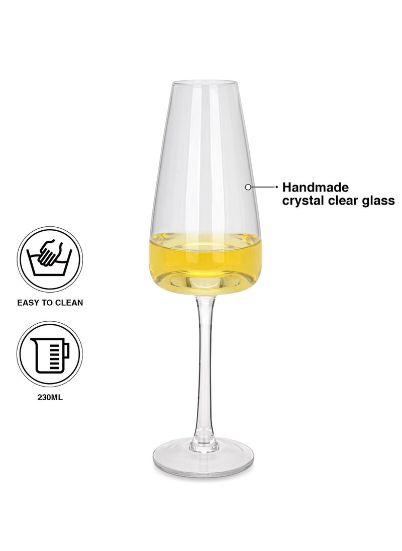 Fissman Fissman 2-Piece 230ml Champagne Glass Set  - Image 2
