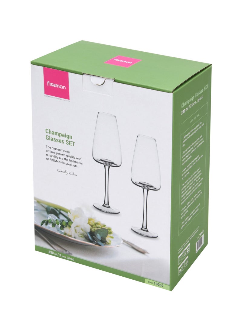 Fissman Fissman 2-Piece 230ml Champagne Glass Set  - Image 5