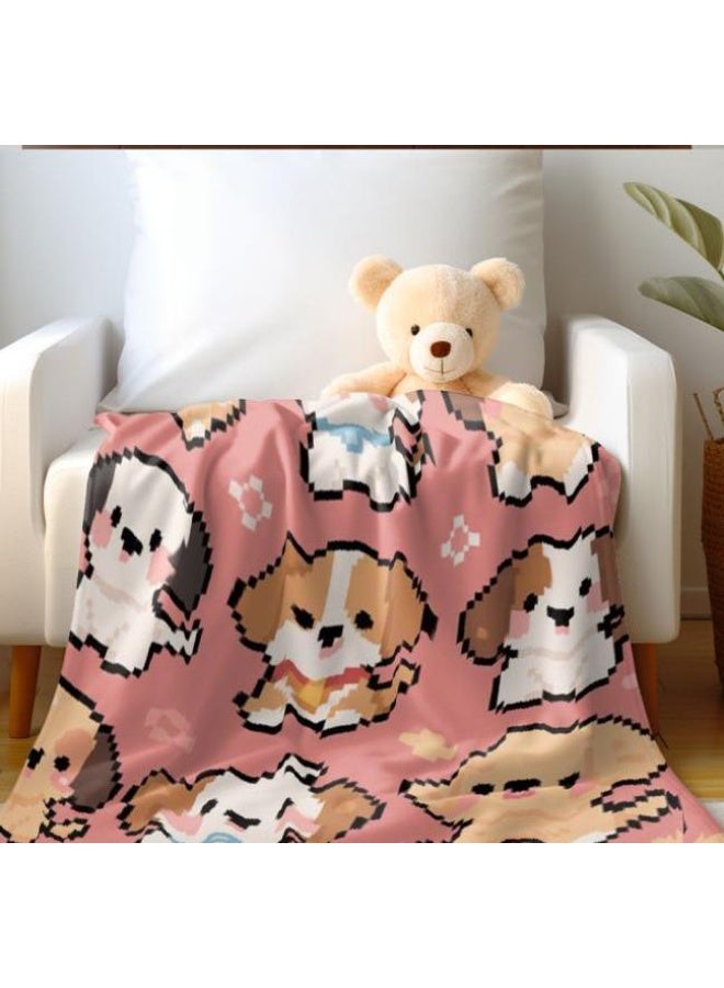 general Flannel thin blanket (warm and comfortable, suitable for sleep, gaming, dust removal and sandproof) 150cm*200cm - 734 - Image 1