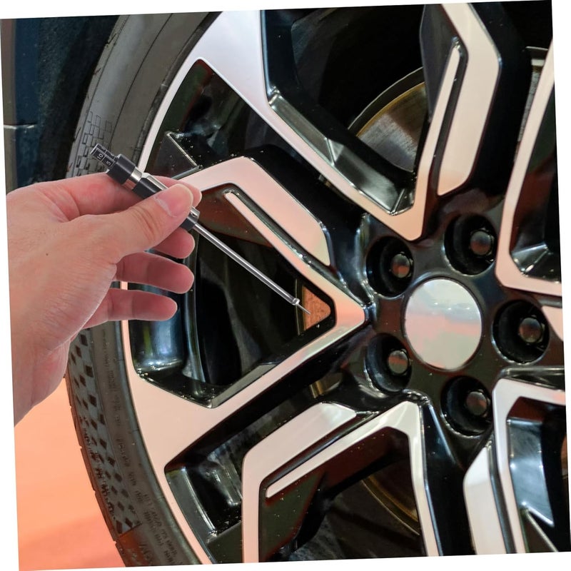 مقياس سمك وسادة الفرامل مزدوج المقياس 2 قطعة، متري وإمبراطوري، مصنوع من الحديد - Image 5