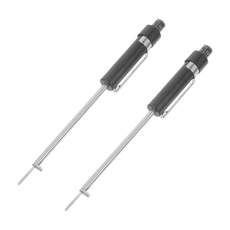 مقياس سمك وسادة الفرامل مزدوج المقياس 2 قطعة، متري وإمبراطوري، مصنوع من الحديد - Image 2