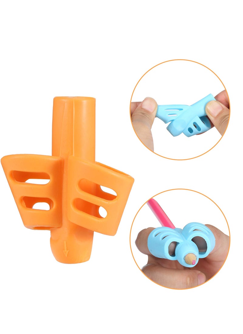 Daytoyz - Pencil Grips for Kids Handwriting, 3 Pack with 3 Clips, Pencil Grips, Pencil Grips for Handwriting, Pencil Grippers for Kids, Pencil Holder for Kids, Pen Grip, Kids Pencil Grips - Image 1