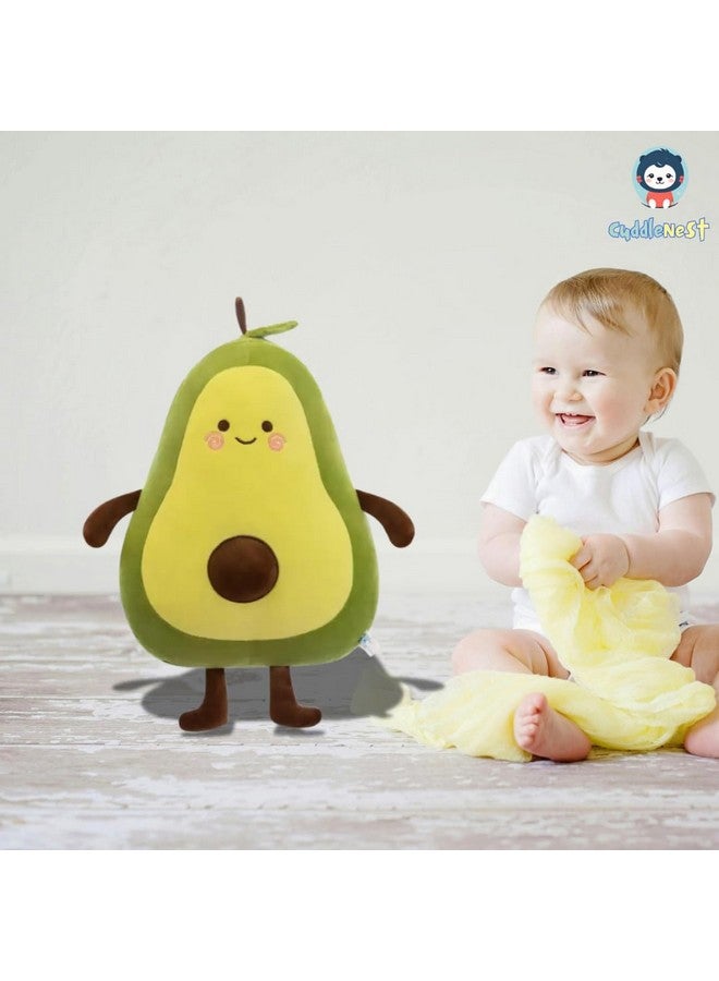 Avocado Soft Toy, Plush Toys, Soft Toys for Kids | Soft Toy for Baby Boys and Girls | Cute Toy | 35 cm Stuff Toy for Kids | Cute Cuddle Pillow for All Ages - Image 5