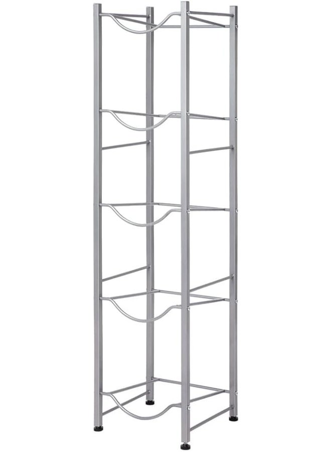 SINGAYE SINGAYE 5 Gallon Water Cooler Jug Rack, 5 Tier Water Bottle Storage Rack  - Image 1