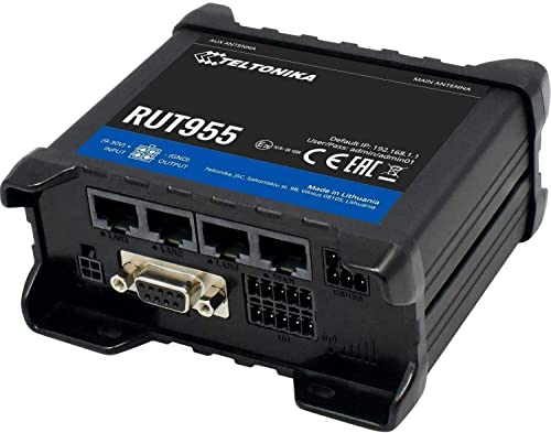 Teltonika RUT955W Rugged 4GLTE Dual SIM Cellular Router with WiFi for ATT TMobile and Verizon - Image 1