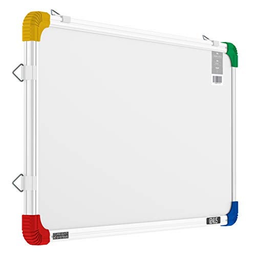 Pragati Systems® Genius Non-Magnetic Double-Sided White Board and Chalk Board for Kids, Home & Kitchen | Compact & Convenient Dry Dual Purpose Writing Board | Extra Small Size 1x2 Feet (Pack of 1) - Image 1