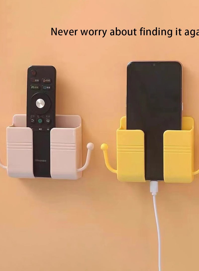 حامل هاتف مثبت على الحائط 3 قطع ، رف تخزين حائط لاصق متعدد الأغراض ، منظم معلق على الحائط ، رف حائط متعدد الأغراض ، حامل مفتاح مثبت على الحائط ، منظم تثبيت على الحائط للإلكترونيات - Image 2