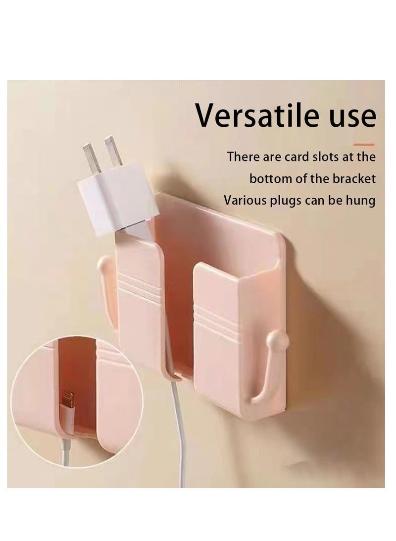 حامل هاتف مثبت على الحائط 3 قطع ، رف تخزين حائط لاصق متعدد الأغراض ، منظم معلق على الحائط ، رف حائط متعدد الأغراض ، حامل مفتاح مثبت على الحائط ، منظم تثبيت على الحائط للإلكترونيات - Image 3