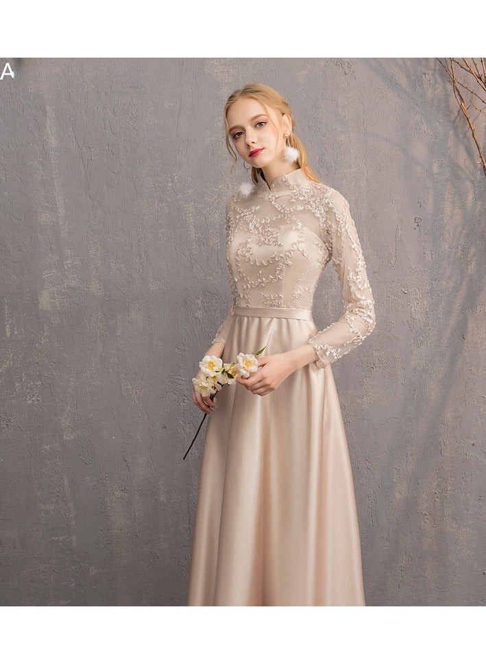 KUYING New Fashionable and Elegant Bridesmaid Dress  - Image 1