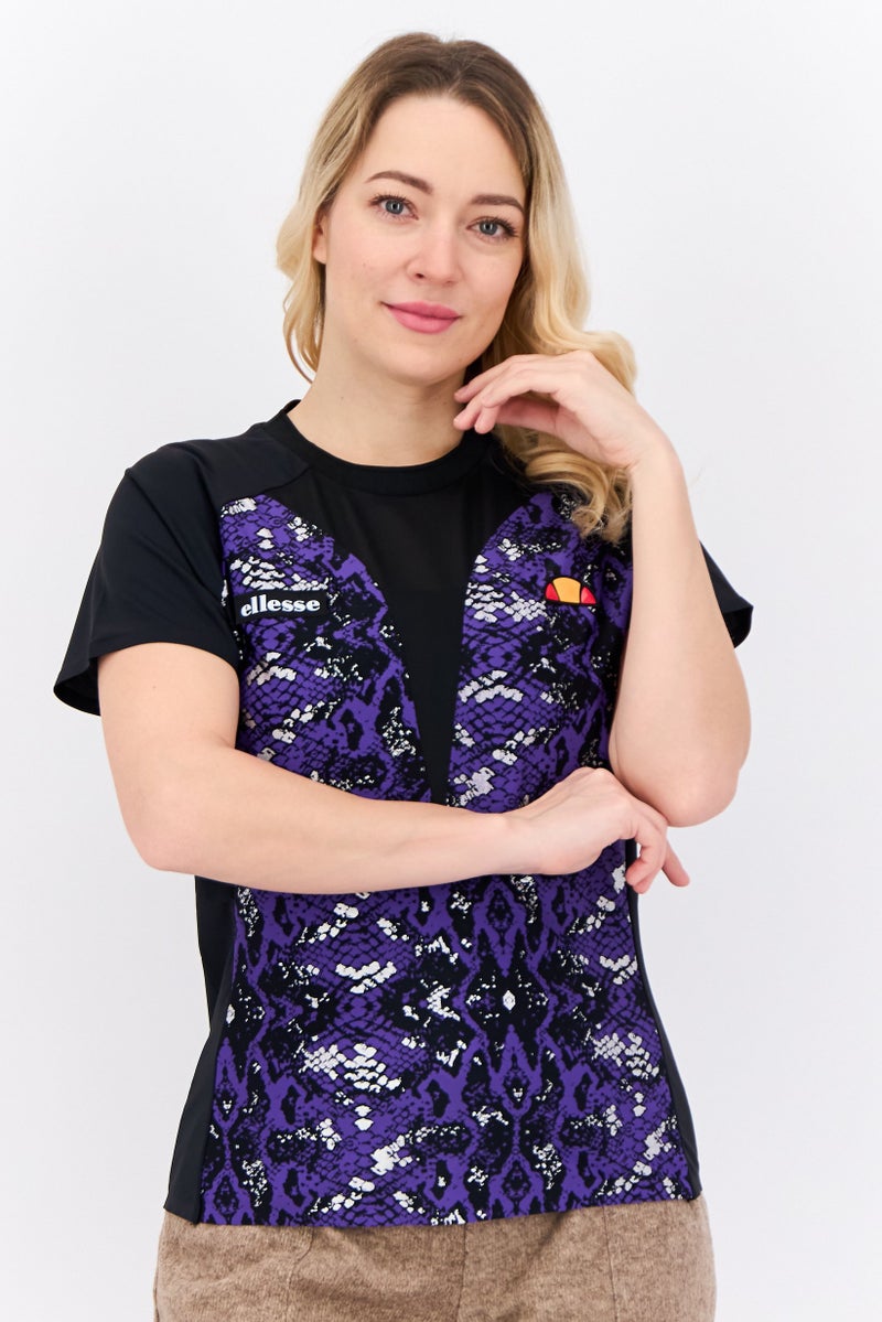 Ellesse Women Sportswear Fit Short Sleeves Running T-Shirt, Multicolor - Image 1