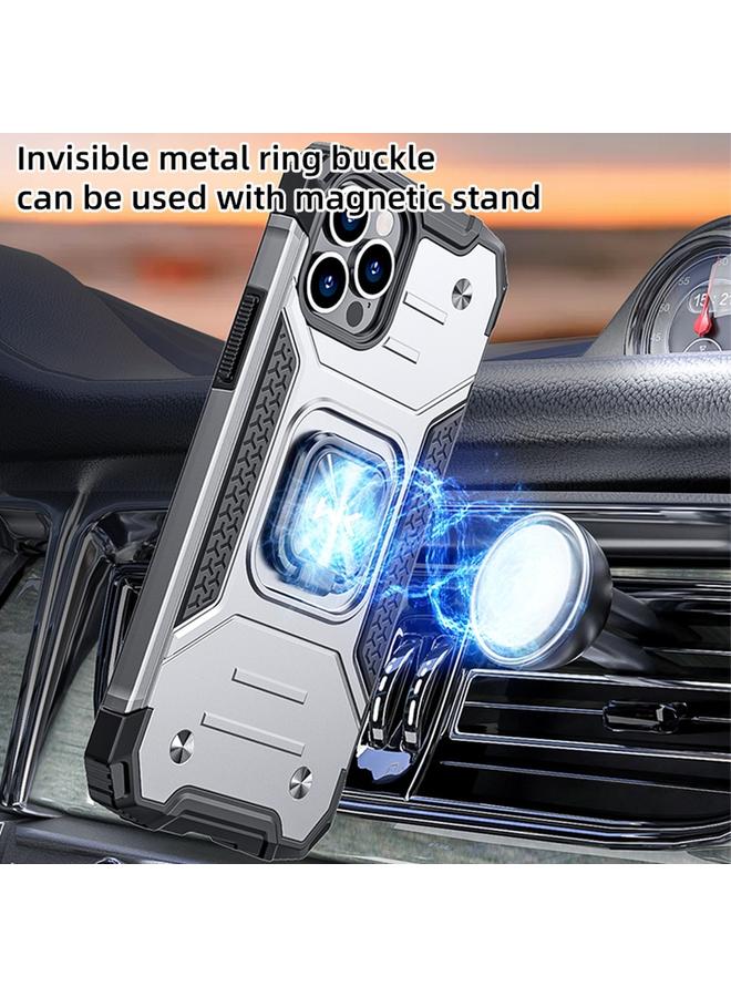 WK Case For iPhone 12 Pro WTP-012 Shockproof PC + TPU + Metal Phone Case with Ring Holder - Image 4
