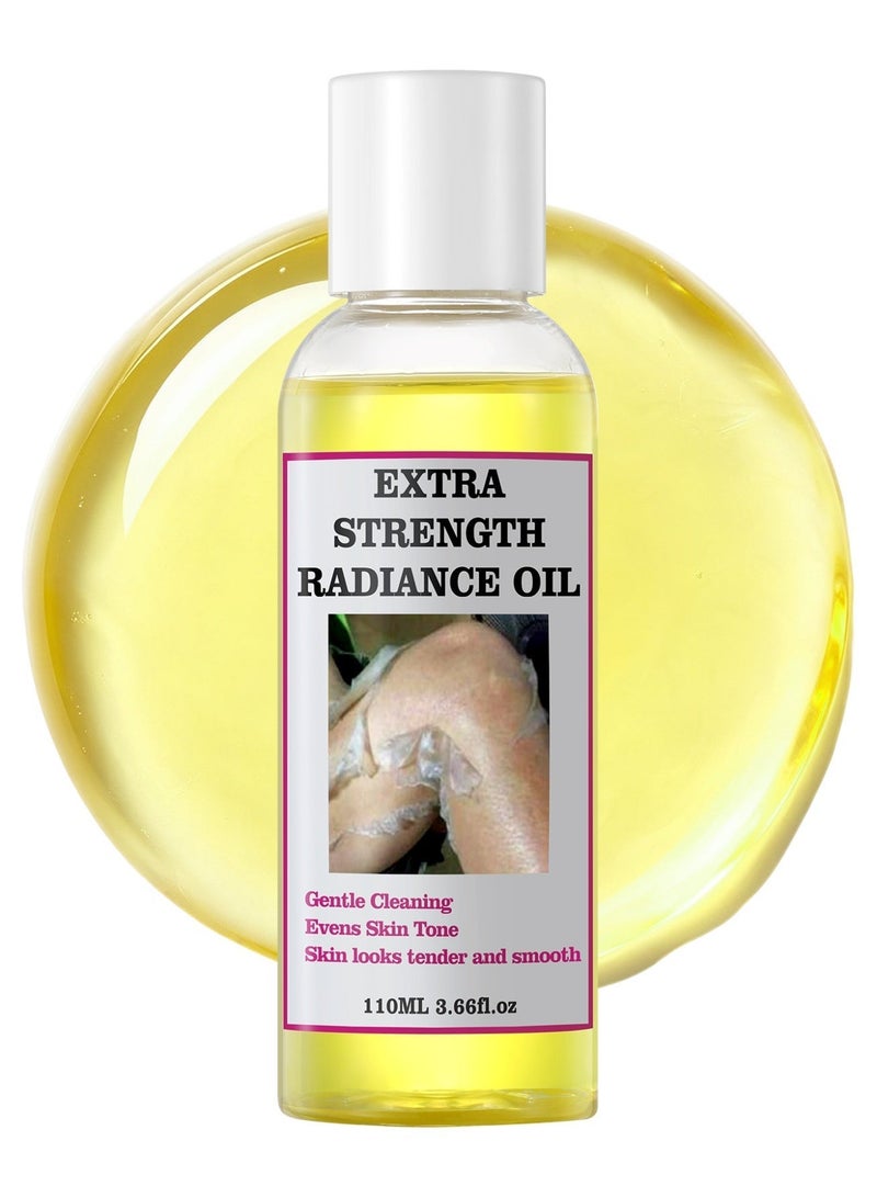 MOOYAM Extra Strong Peeling Oil, Yellow Peeling Oil For Dark Skin, Natural Formula Exfoliating Peels Solution For Face, Body, Hands And Foot Dead Skin Remover (110ML/3.66 OZ) - Image 2