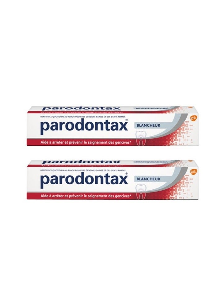 بارودونتاكس عبوتين من معجون أسنان بارودونتكس للتبييض لنزيف اللثة 75 مل - Image 1