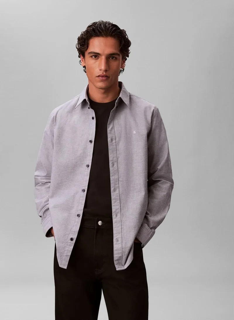 Oxford Cotton Button-Down Shirt